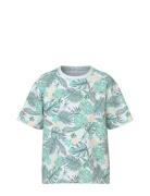 Nkmvalmas Ss Nreg Top Tops T-shirts Short-sleeved Green Name It
