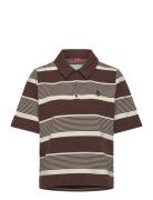 Morriscras Blouse Tops Blouses Short-sleeved Brown Cras