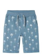 Nkmvermo Aop Long Swe Shorts Unb F Noos Bottoms Shorts Blue Name It