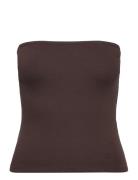 Super Stretch Tube Top Tops T-shirts & Tops Sleeveless Brown Gina Tric...