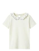 Nmffundo Ss Slim Top Lil Tops T-shirts Short-sleeved White Lil'Atelier