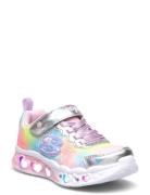Girls Flutter Heart Lights Simply Love Matalavartiset Sneakerit Tennar...