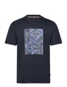 H-Taut 81 Designers T-shirts Short-sleeved Navy BOSS