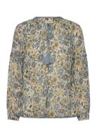 Blouse Tops Blouses Long-sleeved Blue FREE/QUENT