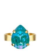 Mini Drop Ring Sormus Korut Gold Caroline Svedbom