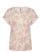 Sc-Panike Tops T-shirts & Tops Short-sleeved Pink Soyaconcept