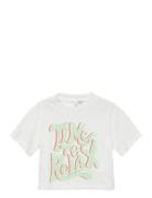 Vmpastel Cropped Ss Top Box Girl Tops T-shirts Short-sleeved White Ver...