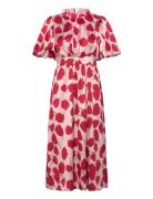 Ruth Dress Polvipituinen Mekko Red Noella