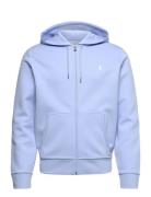 Double-Knit Full-Zip Hoodie Tops Sweat-shirts & Hoodies Hoodies Blue P...