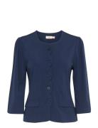 Frmilo Bla 1 Blazers Single Breasted Blazers Navy Fransa