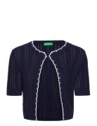 Butt D Sweater H/S Tops Knitwear Cardigans Navy United Colors Of Benet...