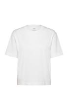 Basic Tee Tops T-shirts & Tops Short-sleeved White Gina Tricot
