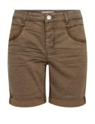 Mmnaomi Treasure Shorts Bottoms Shorts Casual Shorts Brown MOS MOSH