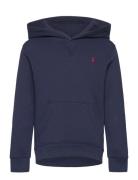 Fleece Hoodie Tops Sweat-shirts & Hoodies Hoodies Navy Ralph Lauren Ki...