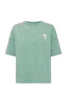 Ihnabino Ss4 Tops T-shirts & Tops Short-sleeved Green ICHI