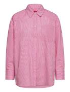 Nathancras Shirt Tops Shirts Long-sleeved Pink Cras