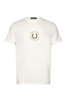 Sportswear Graphic Tee Tops T-shirts Short-sleeved White Fred Perry