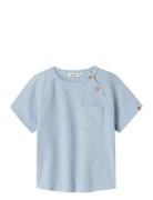 Nmmjollo Ss Sweat Lil Tops T-shirts Short-sleeved Blue Lil'Atelier