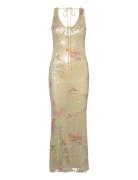 Eloda Sequin Midi Dress Polvipituinen Mekko White Bardot