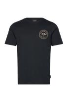 Game Of Two Halves Graphic T-Shirt Tops T-shirts Short-sleeved Black L...