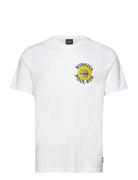Sunnies Pool Bar Graphic T-Shirt Tops T-shirts Short-sleeved White Lyl...