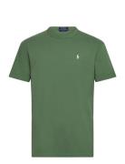 Classic Fit Jersey Crewneck T-Shirt Tops T-shirts Short-sleeved Green ...