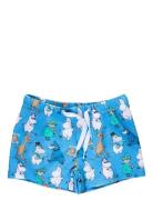 Pojkgäng Badbyxor Uimashortsit Blue MUMIN