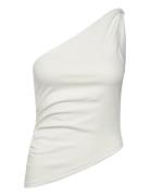 Twist Top Tops T-shirts & Tops Sleeveless White Gina Tricot