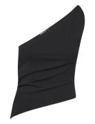 Twist Top Tops T-shirts & Tops Sleeveless Black Gina Tricot