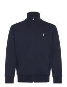 Double-Knit Track Jacket Tops Sweat-shirts & Hoodies Sweat-shirts Navy...