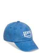 Washed Cotton Twill Coal Cap Accessories Headwear Caps Blue Mads Nørga...