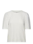 Jdycarla Cathinka S/S Top Jrs Tops T-shirts & Tops Short-sleeved White...
