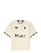 Wbbeam Local Tee Tops T-shirts Short-sleeved Cream Woodbird