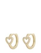 Nisi Heart Ring Ear Accessories Jewellery Earrings Hoops Gold SNÖ Of S...