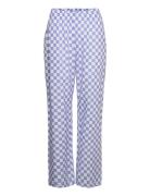 Enenzo Pants Aop 6743 Bottoms Trousers Straight Leg Blue Envii