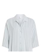 S/S Button Down Toppi Grey Calvin Klein