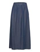 Onlpema Venedig Long Skirt Dnm Qyt Pitkä Hame Blue ONLY