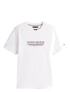 Brand Love Hilfiger Tee Tops T-shirts Short-sleeved White Tommy Hilfig...