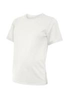 Mlneweva Ss Jrs Top Tops T-shirts & Tops Short-sleeved White Mamalicio...