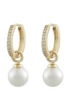 Core Pearl Ring Ear Accessories Jewellery Earrings Hoops Gold SNÖ Of S...