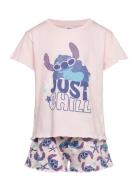 Pyjama Pyjamasetti Pyjama Pink Lilo & Stitch