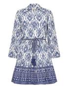 Jdyanna 7/8 Dress Wvn Noos Polvipituinen Mekko Blue JDY