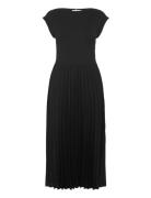 5X2 Rib Midi F&F Drs Polvipituinen Mekko Black Tommy Hilfiger
