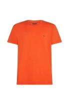 Ess Seasonal Reg Fit Solid Tee Tops T-shirts Short-sleeved Orange Tomm...