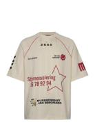 Sponsored Football Jersey Ss Tops T-shirts Short-sleeved Beige HAN Kjø...