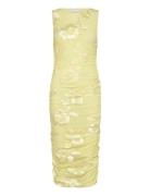 Lavinia Dress Polvipituinen Mekko Yellow Noella
