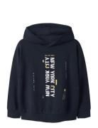Nkmvelten Ls Rlx Sweat Wh Unb Tops Sweat-shirts & Hoodies Hoodies Navy...