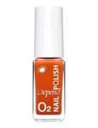 Minilack Oxygen Färg A809 Kynsilakka Meikki Orange Depend Cosmetic