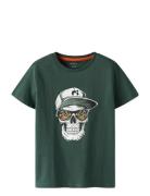 Nkmlorne Ss Top Tops T-shirts Short-sleeved Green Name It