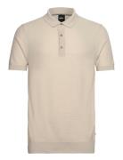 H-Iannotti Tops Polos Short-sleeved Cream BOSS